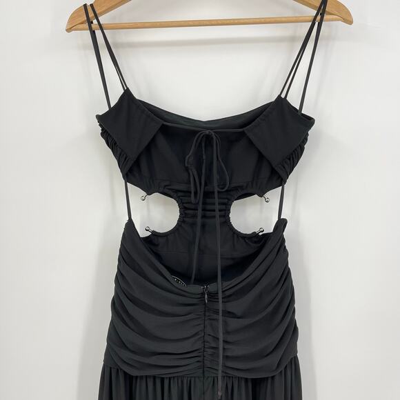 Bec + Bridge | Minx Midi Dress Black Backless Cut Out Maxi 4 - Picture 9 of 13